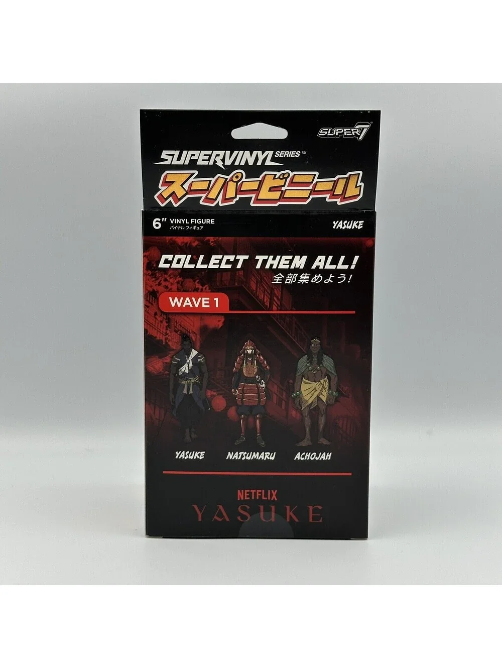 Netflix Yasuke SuperVinyl Series Wave 1 Figures Set - Yasuke, Natsumaru, Achojah